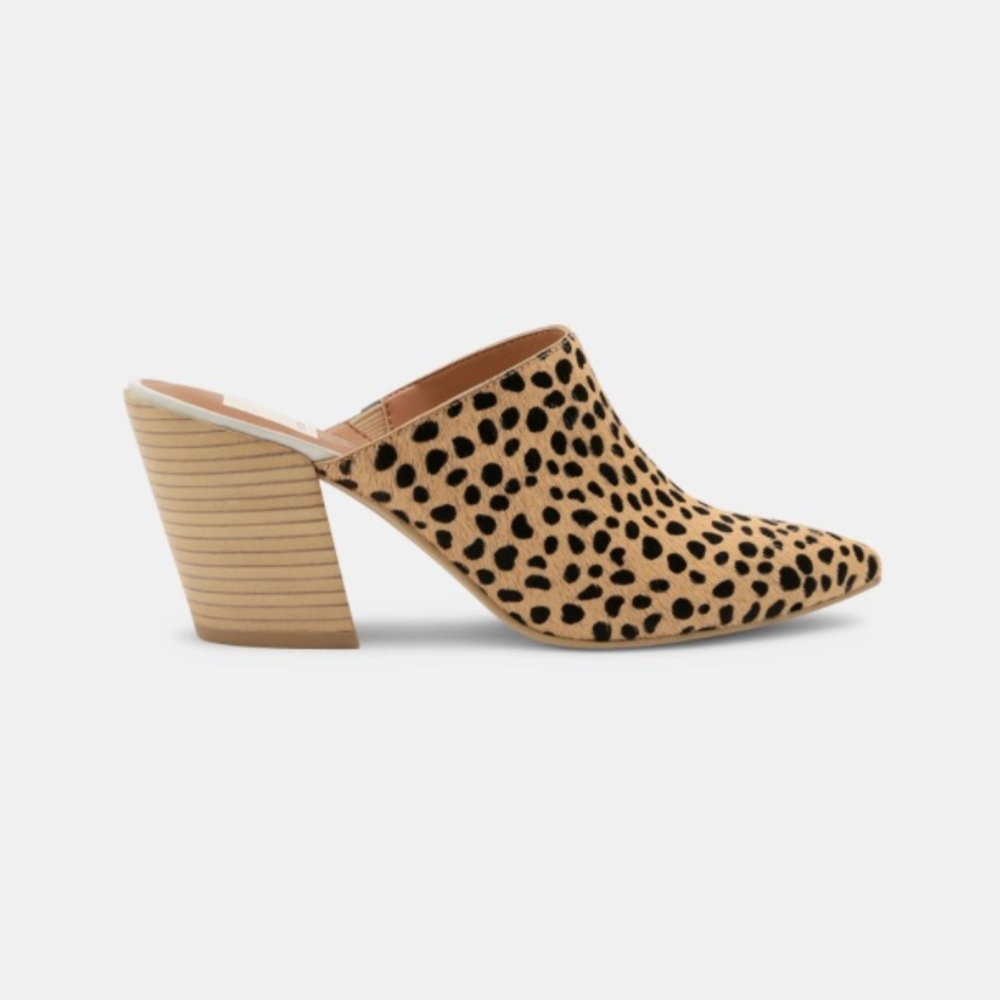 Dolce Vita Angela Mules in Leopard